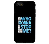 Custodia per iPhone SE (2020) / 7/8 Colore blu Chi vuole fermarmi? Grafica blu