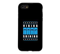 Custodia per iPhone SE (2020) / 7/8 Colore Blu Vibing Shining Blue Graphic