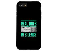 Custodia per iPhone SE (2020) / 7/8 Colore verde acqua chiaro verde acqua reale si muovono in silenzio Aqua Graphic