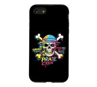 Custodia per iPhone SE (2020) / 7/8 Colorful Pirate Crew Skull Graffiti Illustration Graphic