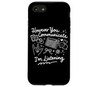 Custodia per iPhone SE (2020) / 7/8 Comunque tu comunichi Sto ascoltando il logopedista SLP