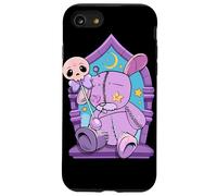 Custodia per iPhone SE (2020) / 7/8 Coniglietto Voodoo Gotico Peluche Coniglio Celeste Magia Grafica