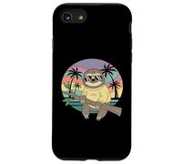 Custodia per iPhone SE (2020) / 7/8 Cool Bradipo Tramonto Retro Animale Grafica Bradipi Animali