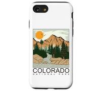 Custodia per iPhone SE (2020) / 7/8 Cool Colorado the Rocky Mountains Illustration Graphic