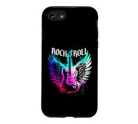 Custodia per iPhone SE (2020) / 7/8 Cool Rock'n Roll Guitar Wings Music, concerto di una rock band