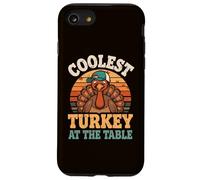 Custodia per iPhone SE (2020) / 7/8 Coolest Turkey At The Table Ringraziamento Bambini Ragazzi Bambino