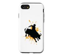 Custodia per iPhone SE (2020) / 7/8 Coraggioso Bull Rider in Azione Rodeo