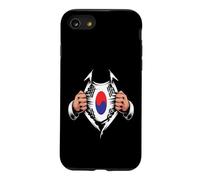 Custodia per iPhone SE (2020) / 7/8 Corea del Sud Bandiera Strappato Corea Sud Orgoglio Radici