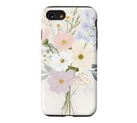 Custodia per iPhone SE (2020) / 7/8 Cosmo pastello e bouquet da giardino fiorito