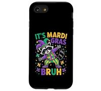 Custodia per iPhone SE (2020) / 7/8 Costume da giullare Mardi Gras Bruh Raccoon