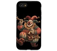 Custodia per iPhone SE (2020) / 7/8 Costume da Joker medievale per clown che canta e balla