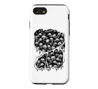 Custodia per iPhone SE (2020) / 7/8 Costume di Halloween con teschi horror gotici