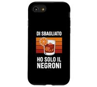 Custodia per iPhone SE (2020) / 7/8 Cover Divertenti Alcool - Di sbagliato ho solo il Negroni