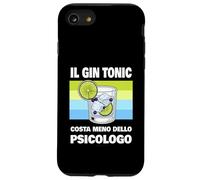Custodia per iPhone SE (2020) / 7/8 Cover Gin Tonic Divertente - Gin tonic meno dello psicologo