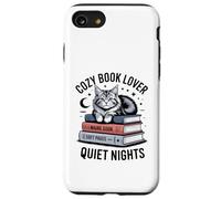 Custodia per iPhone SE (2020) / 7/8 Cozy Book Lover Maine Coon Mamma Soft Pages Quiet Nights