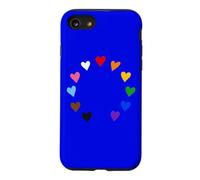 Custodia per iPhone SE (2020) / 7/8 Cuori in stile europeo - Cerchio dell'orgoglio del progresso