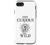 Custodia per iPhone SE (2020) / 7/8 Curious Stay Wild Question Mark Scribble Inspirational Love