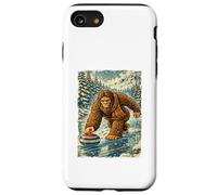 Custodia per iPhone SE (2020) / 7/8 Curling Big Foot - Curling Player - Bigodino per sport invernali
