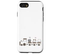 Custodia per iPhone SE (2020) / 7/8 Cute Kitty Cats sul treno