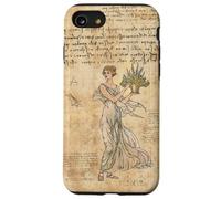 Custodia per iPhone SE (2020) / 7/8 Cute Vintage Wild Flower Motif Antique Fairycore Aesthetic