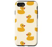 Custodia per iPhone SE (2020) / 7/8 Cute Yellow Rubber Duck Little Bath Toy Black