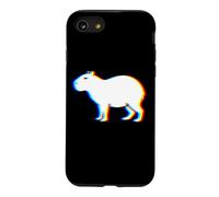 Custodia per iPhone SE (2020) / 7/8 Cyberpunk Glitchcore Glitch Vaporwave Capybara Vibes