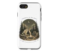 Custodia per iPhone SE (2020) / 7/8 Da qualche parte nel design della foresta lunare del falò