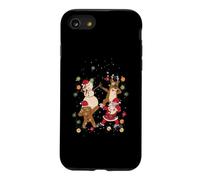 Custodia per iPhone SE (2020) / 7/8 Dabbing Babbo Natale elfo Natale PJs Uomini Ragazza Gioventù Ragazzo Bambini