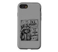 Custodia per iPhone SE (2020) / 7/8 Delizia e Sassy Raccoon Caffè Sassy