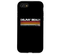 Custodia per iPhone SE (2020) / 7/8 Delray Beach Florida Design retrò Delray Beach FL