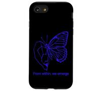 Custodia per iPhone SE (2020) / 7/8 Design a farfalla blu - From Within We Emerge