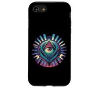 Custodia per iPhone SE (2020) / 7/8 Design con simbolo del triangolo dell'occhio che vede tutto