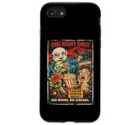Custodia per iPhone SE (2020) / 7/8 Design Horror Retro Zombie Monster Movie Drive-In