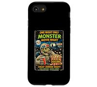 Custodia per iPhone SE (2020) / 7/8 Design Horror Retro Zombie Monster Movie Drive-In