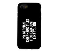 Custodia per iPhone SE (2020) / 7/8 Design "My German Shepherd Is My Family" per amanti dei cani