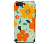 Custodia per iPhone SE (2020) / 7/8 Design retrò floreale da giardino fiorito Mod Daisy stile vintage
