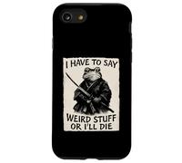 Custodia per iPhone SE (2020) / 7/8 Devo dire cose strane o morirò - Divertente rana samurai