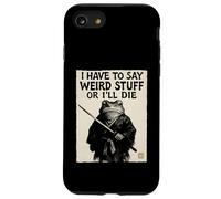 Custodia per iPhone SE (2020) / 7/8 Devo dire cose strane o morirò - Divertente rana samurai