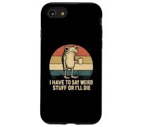 Custodia per iPhone SE (2020) / 7/8 Devo dire cose strane o morirò - Funny Frog Meme