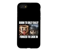 Custodia per iPhone SE (2020) / 7/8 Dilly Dally Funny Coffee Lover Procrastination Graphic Beans