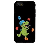 Custodia per iPhone SE (2020) / 7/8 Dinosauro Arrampicata Parete Rock Climber Boulder Boulder