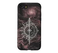 Custodia per iPhone SE (2020) / 7/8 Disegno cosmico spirituale dell'equilibrio del sole celeste