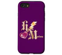 Custodia per iPhone SE (2020) / 7 / 8 Disney Hannah Montana Thunderbolt Heart Initials Logo