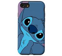 Custodia per iPhone SE (2020) / 7 / 8 Disney Lilo and Stitch Cute Stitch Face Slate Gray