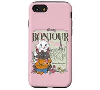 Custodia per iPhone SE (2020) / 7 / 8 Disney The Aristocats Marie Toulouse & Berlioz Bonjour