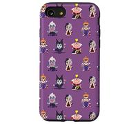 Custodia per iPhone SE (2020) / 7 / 8 Disney Villains Kawaii Viola