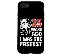 Custodia per iPhone SE (2020) / 7/8 Divertente 35° compleanno 35 anni fa ero lo scherzo più veloce