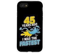 Custodia per iPhone SE (2020) / 7/8 Divertente 45° compleanno 45 anni fa ero lo scherzo più veloce