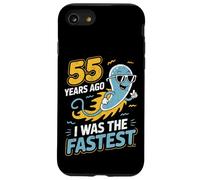 Custodia per iPhone SE (2020) / 7/8 Divertente 55° compleanno 55 anni fa ero lo scherzo più veloce