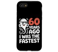 Custodia per iPhone SE (2020) / 7/8 Divertente 60° compleanno 60 anni fa ero lo scherzo più veloce